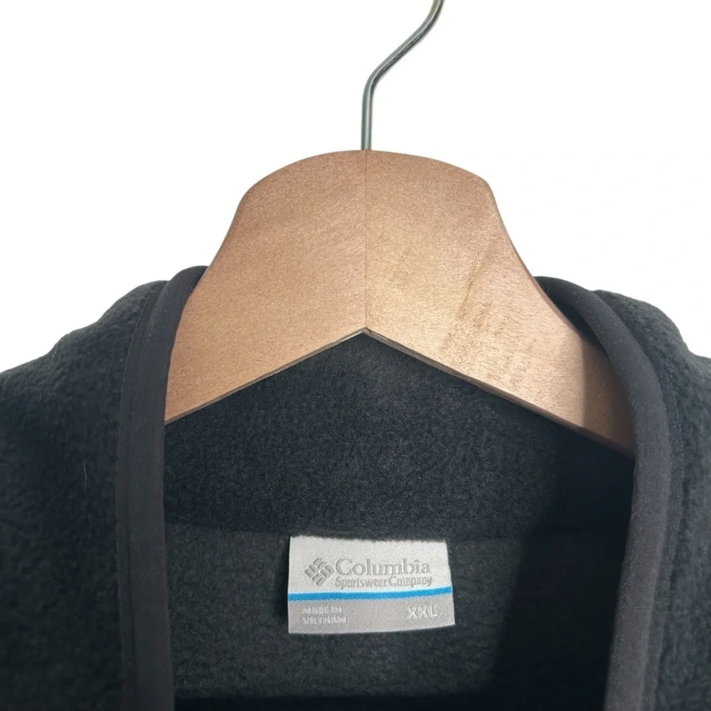 Columbia Women's Black Benton Springs 1/2 Snap Pullover Fleece Size XXL